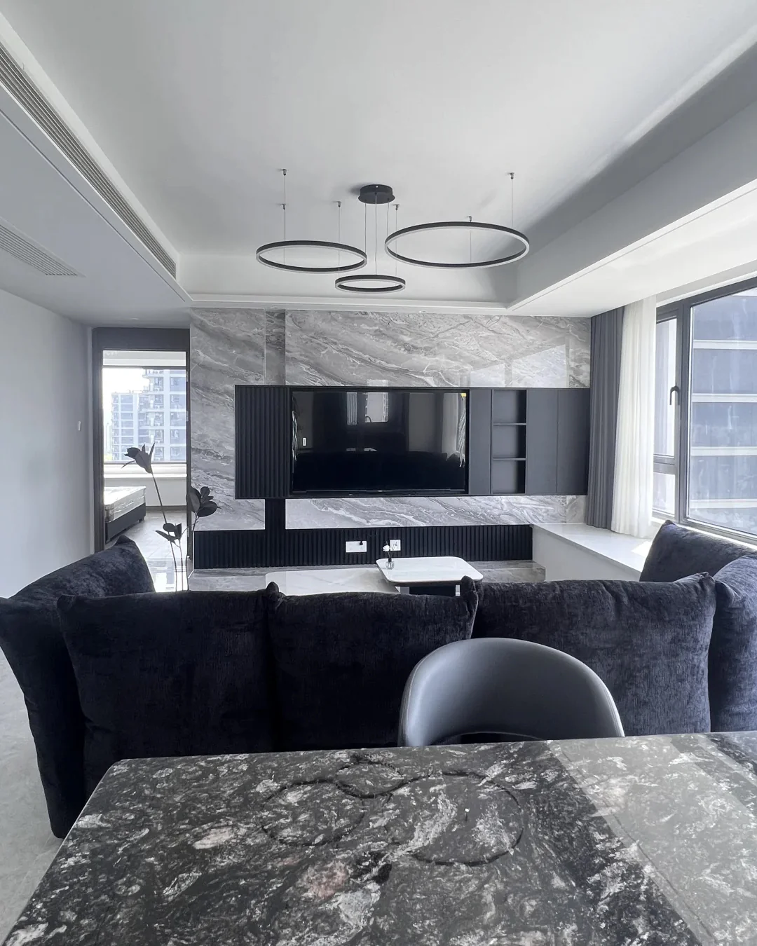 WOMO Multi LED Ring Chandelier-WM2003 - Image 91