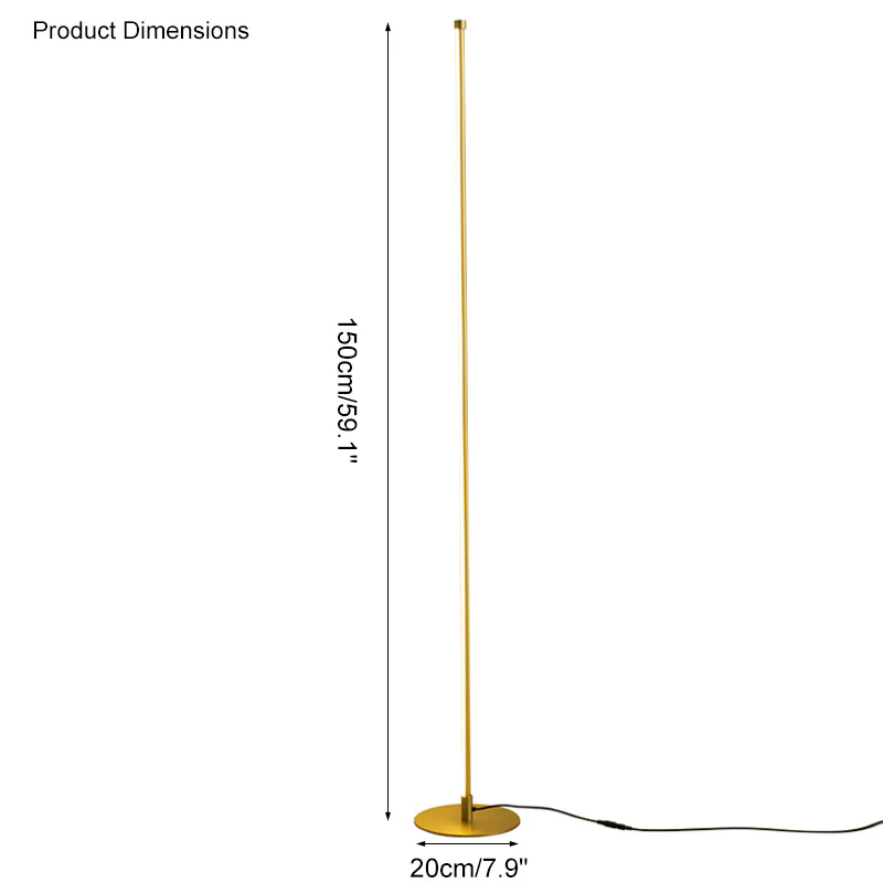 WOMO Stick Led Corner Floor Lamp-WM7003 - Image 21