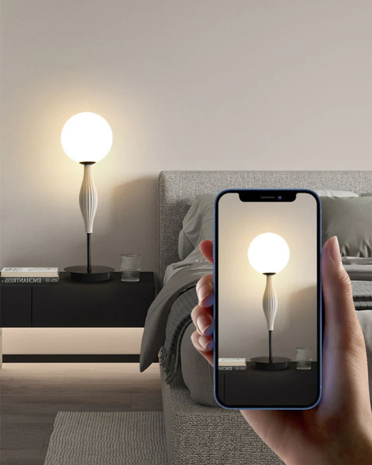 WOMO Glass Globe Floor Lamp-WM7024 - Image 10