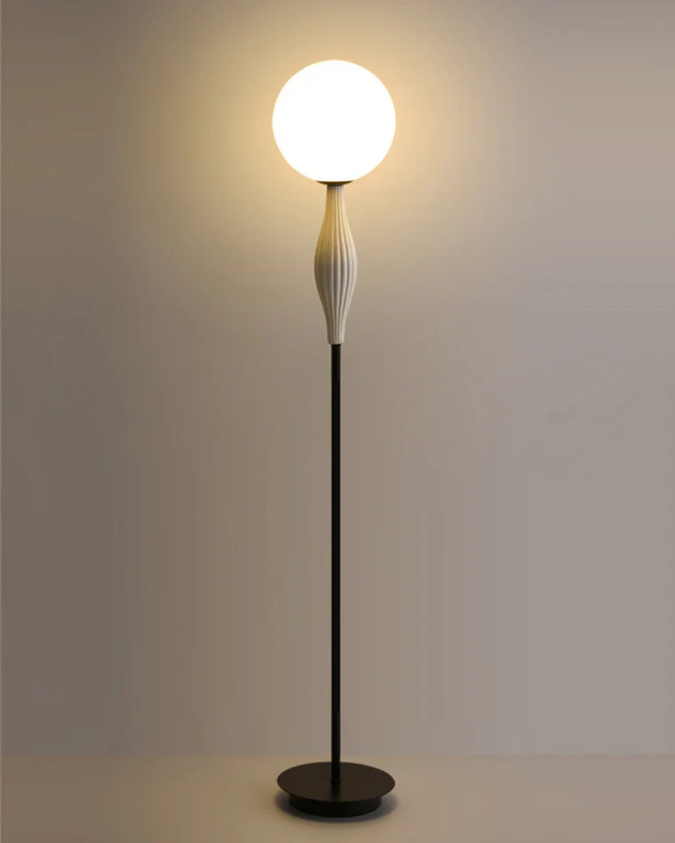 WOMO Glass Globe Floor Lamp-WM7024 - Image 13