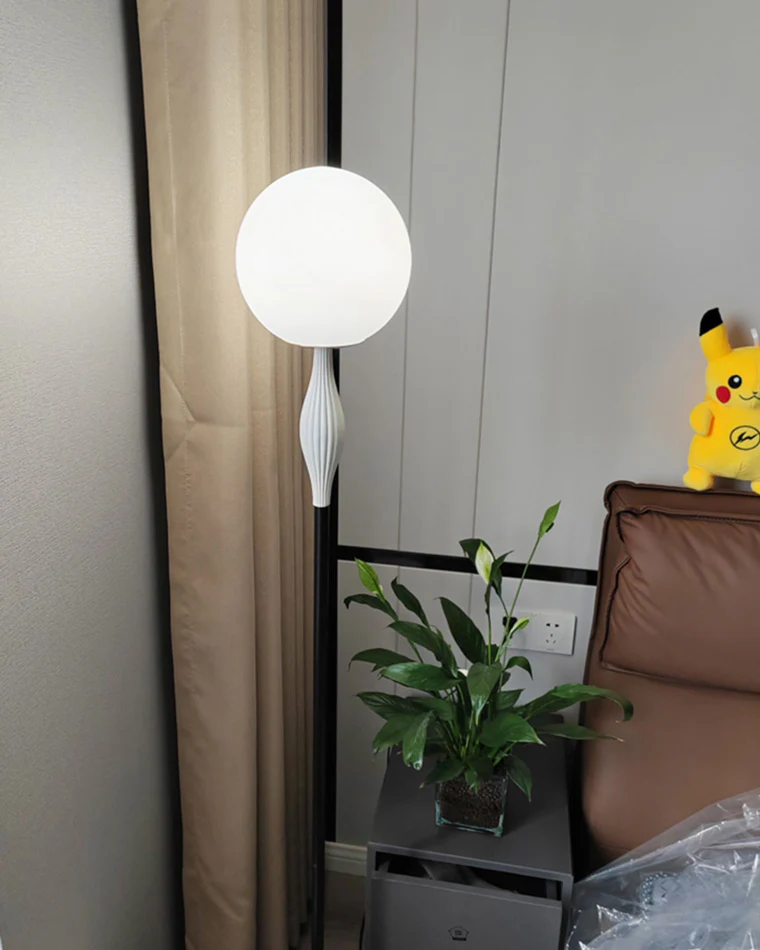 WOMO Glass Globe Floor Lamp-WM7024 - Image 18