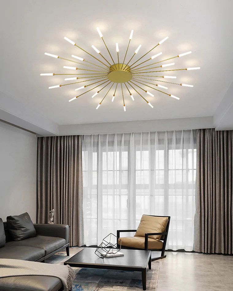 WOMO Firework Starburst Flush Mount Ceiling Light-WM1000 - Image 10