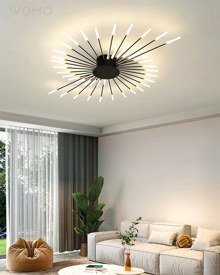 WOMO Firework Starburst Flush Mount Ceiling Light-WM1000 - Image 11