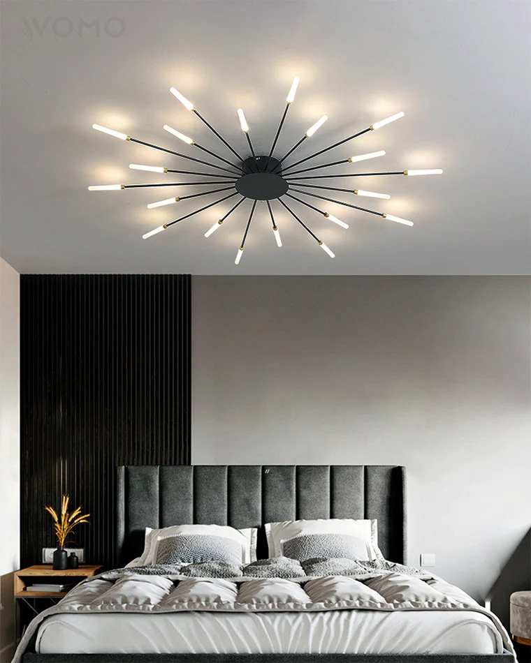 WOMO Firework Starburst Flush Mount Ceiling Light-WM1000 - Image 12