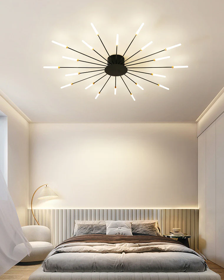 WOMO Firework Starburst Flush Mount Ceiling Light-WM1000 - Image 14