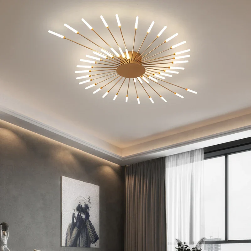 WOMO Firework Starburst Flush Mount Ceiling Light-WM1000 - Image 20