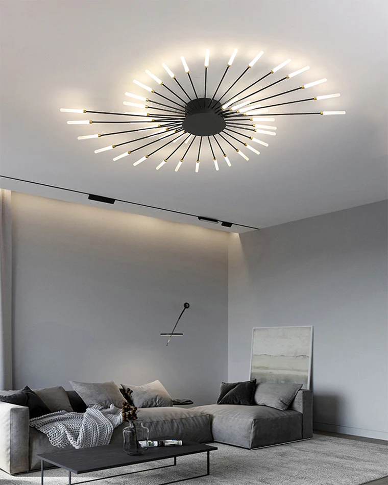 WOMO Firework Starburst Flush Mount Ceiling Light-WM1000 - Image 3