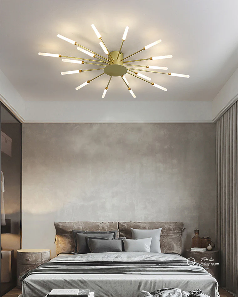 WOMO Firework Starburst Flush Mount Ceiling Light-WM1000 - Image 9