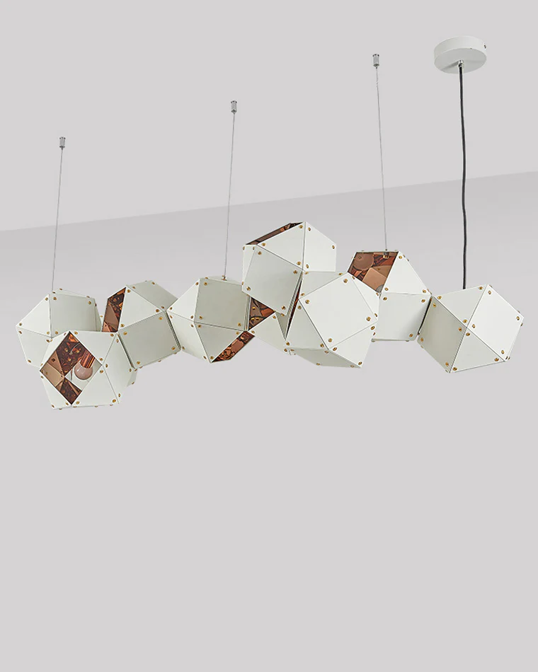 WOMO Long Steel Sculptural Chandelier-WM2076 - Image 22