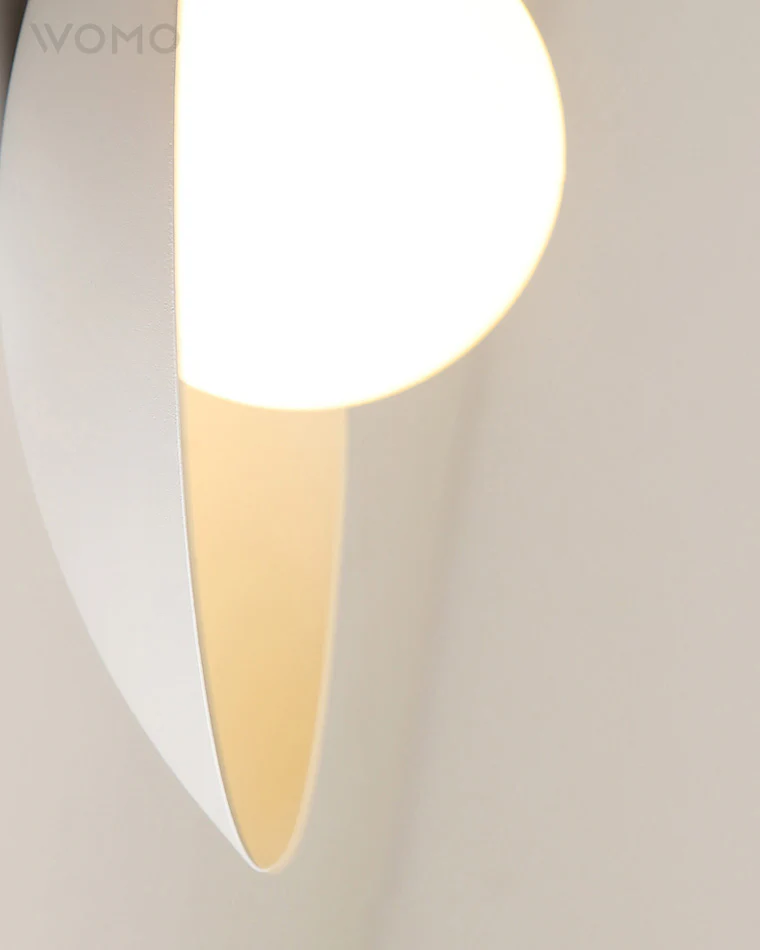 WOMO Frosted Glass Globe Asymmetrical Ceiling Light-WM1021 - Image 11