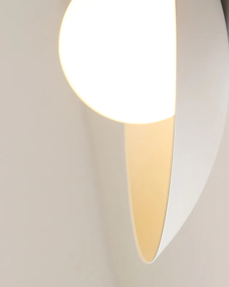 WOMO Frosted Glass Globe Asymmetrical Ceiling Light-WM1021 - Image 12