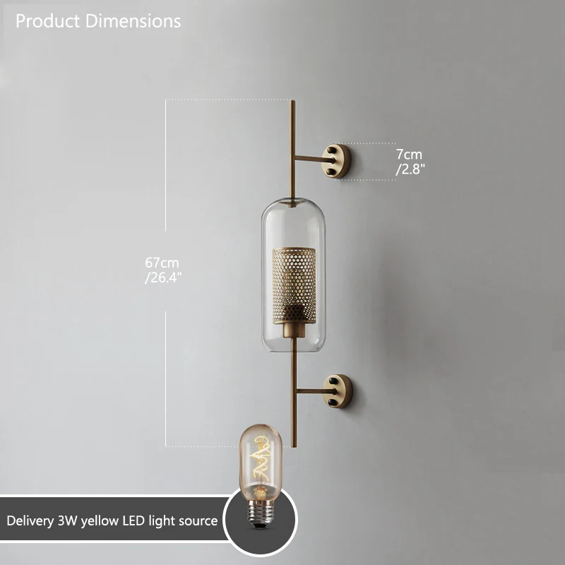 WOMO Industrial Hurricane Wall Sconce-WM6031 - Image 26