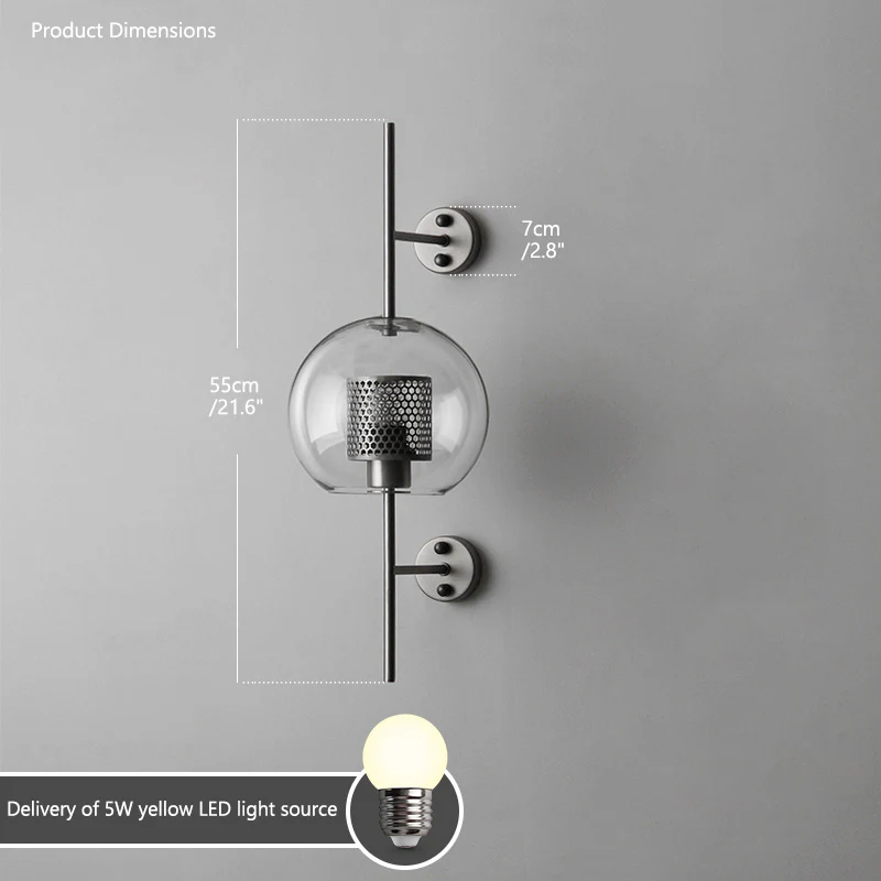 WOMO Industrial Hurricane Wall Sconce-WM6031 - Image 28