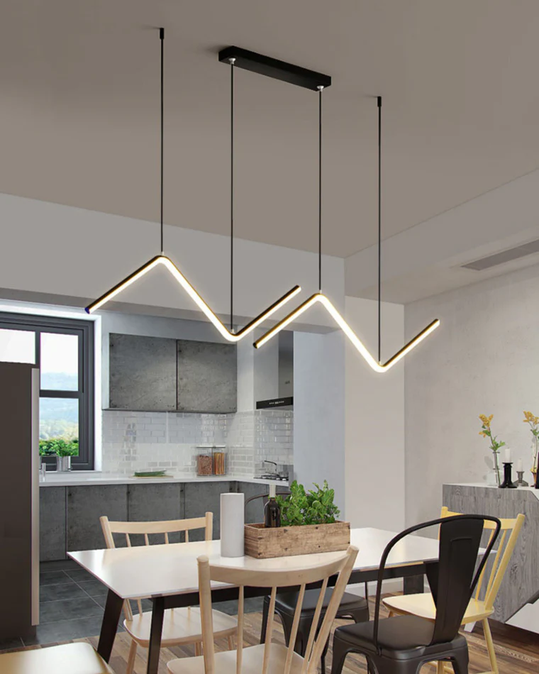 WOMO ZigZag LED Kitchen Pendant Light-WM2154 - Image 8