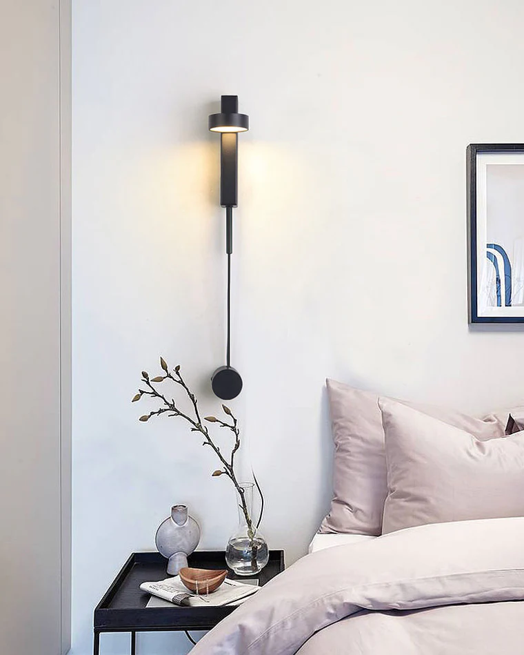 WOMO Adjustable Black/Gold Pendulum Wall Sconce-WM6029 - Image 17