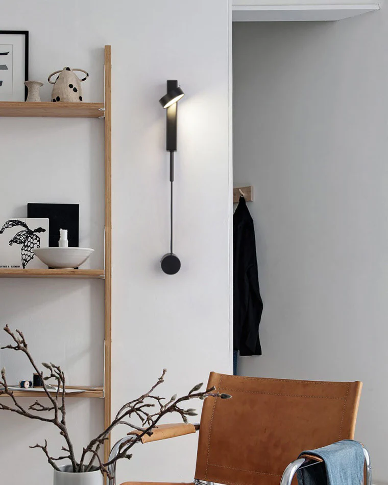 WOMO Adjustable Black/Gold Pendulum Wall Sconce-WM6029 - Image 21