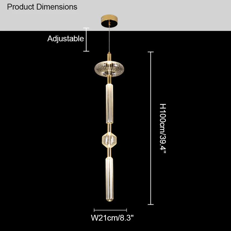 WOMO Cypher Vertical/Horizontal Glass Pendant light-WM2153 - Image 38