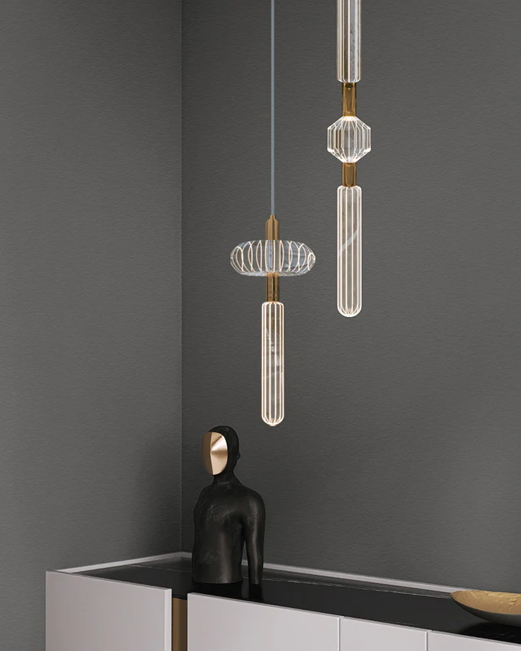 WOMO Cypher Vertical/Horizontal Glass Pendant light-WM2153 - Image 5