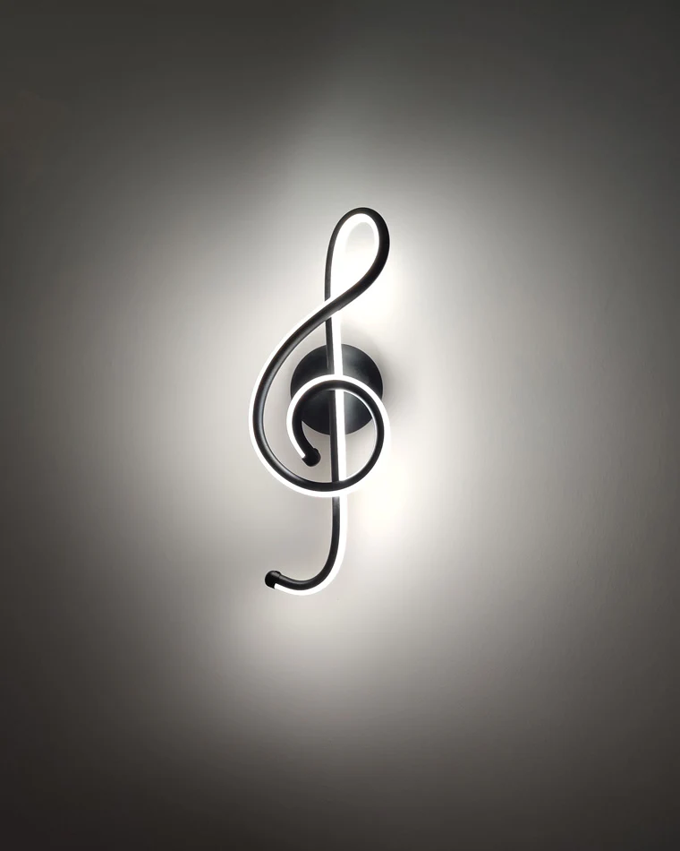 WOMO Musical Note Sculptural Wall Sconce-WM6015 - Image 11