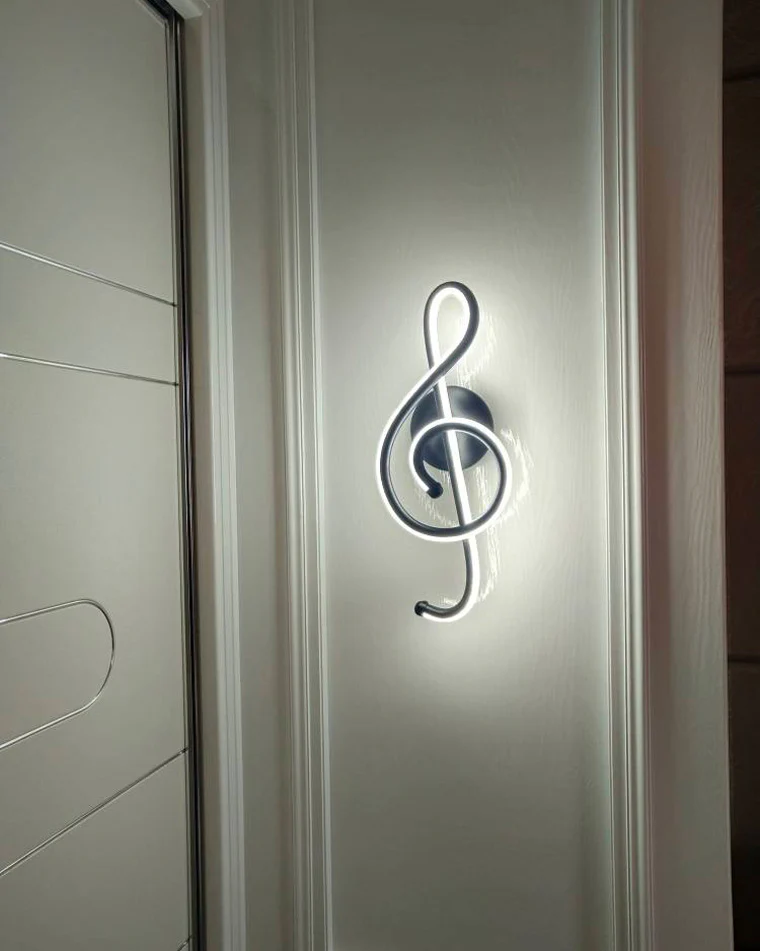 WOMO Musical Note Sculptural Wall Sconce-WM6015 - Image 14