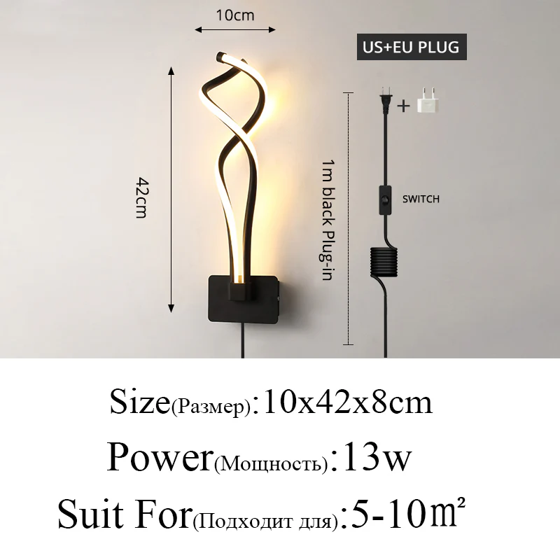 WOMO Musical Note Sculptural Wall Sconce-WM6015 - Image 36