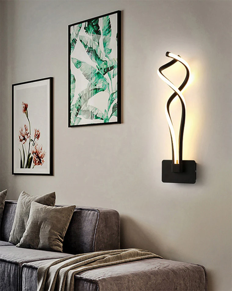 WOMO Musical Note Sculptural Wall Sconce-WM6015 - Image 5