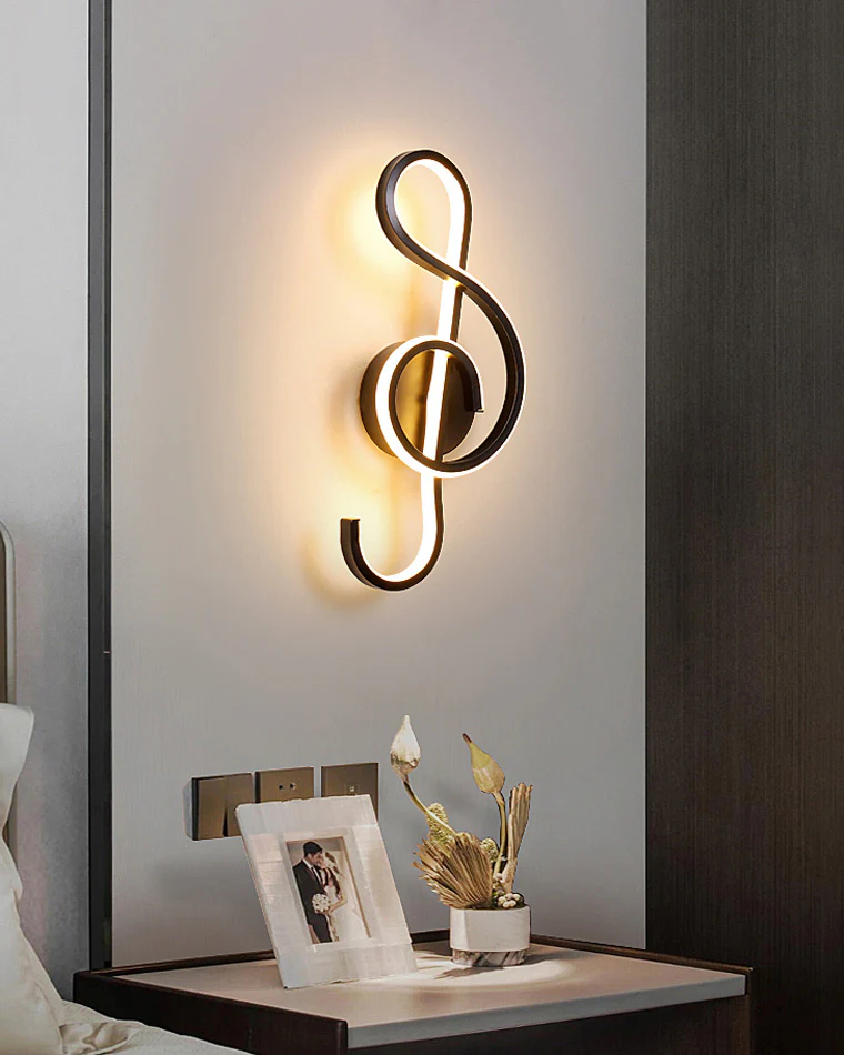 WOMO Musical Note Sculptural Wall Sconce-WM6015 - Image 7