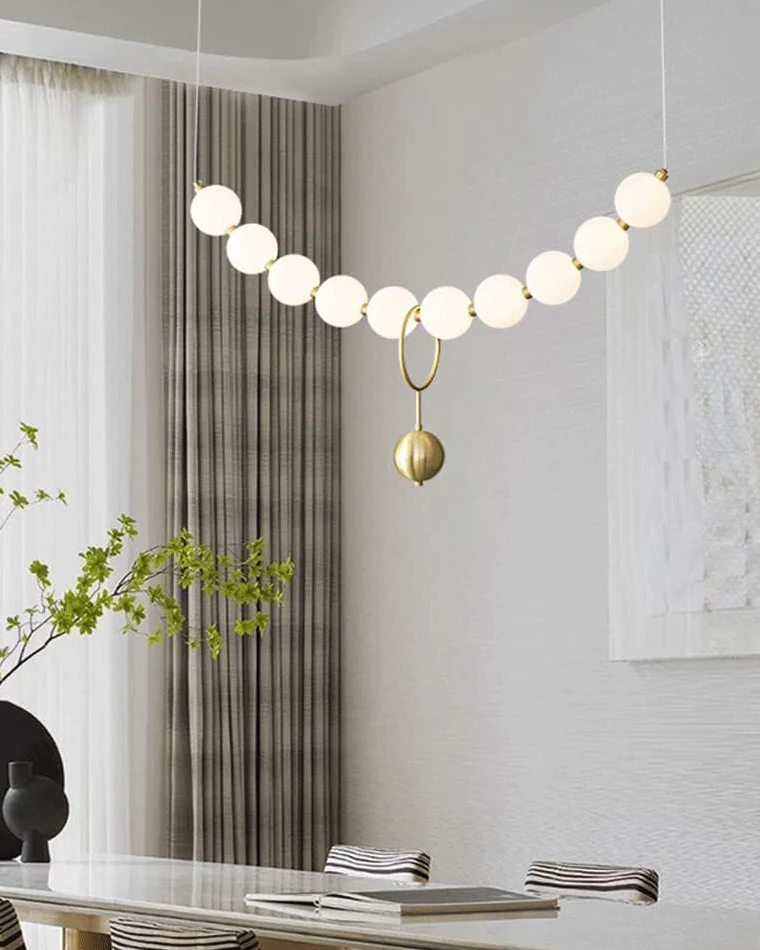WOMO String Pearl Chandelier-WM2102 - Image 18