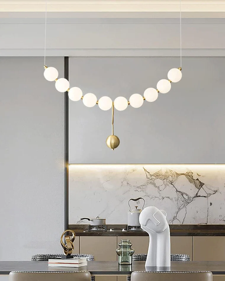 WOMO String Pearl Chandelier-WM2102 - Image 19