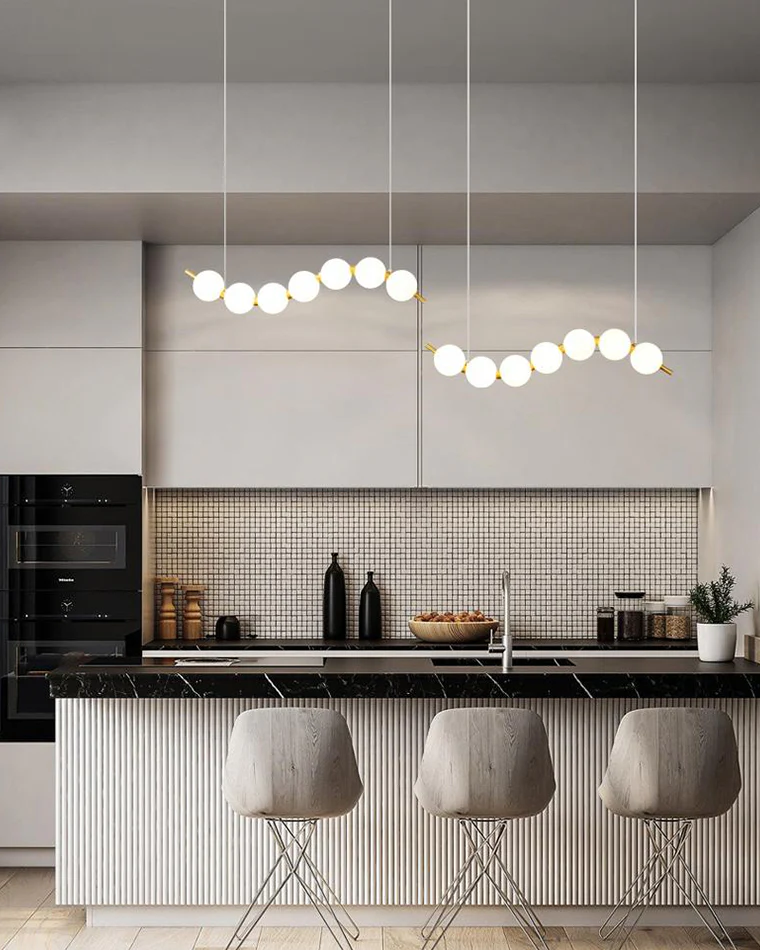 WOMO String Pearl Chandelier-WM2102 - Image 23