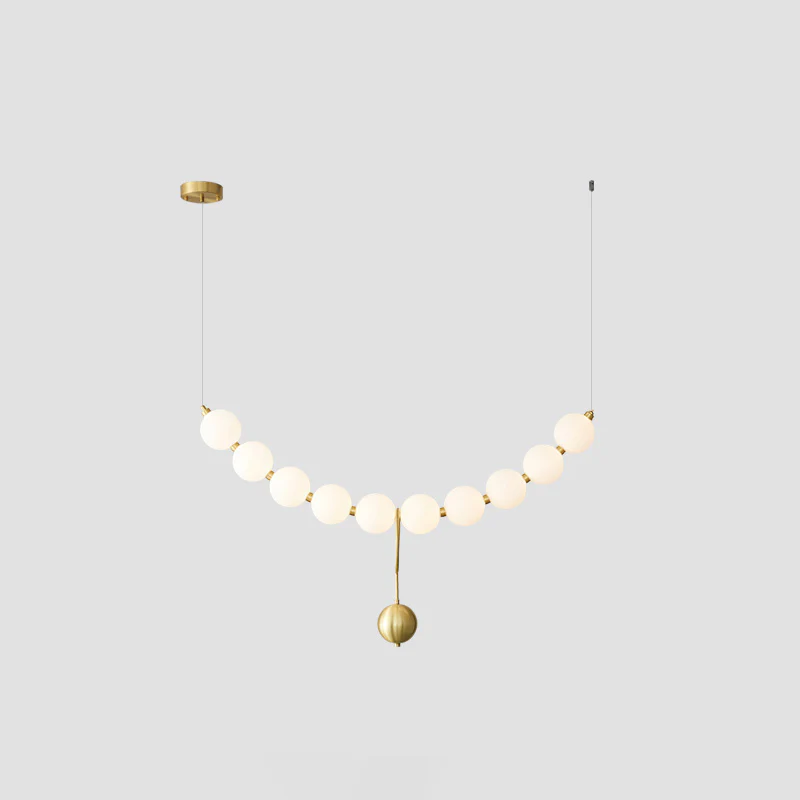 WOMO String Pearl Chandelier-WM2102 - Image 35