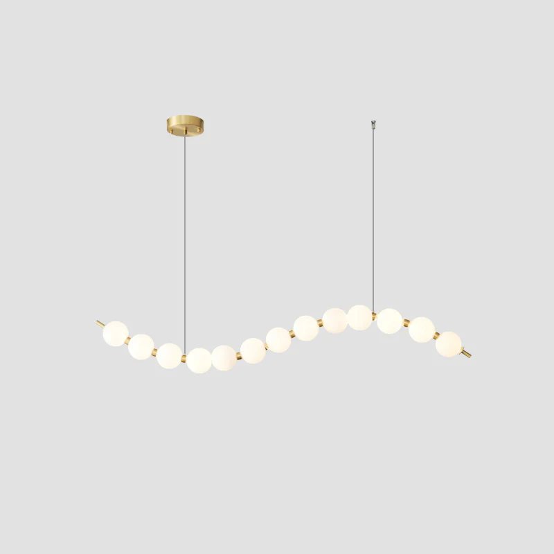 WOMO String Pearl Chandelier-WM2102 - Image 45