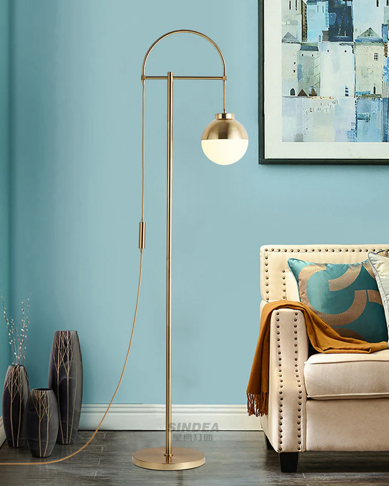 WOMO Bauhaus Globe Floor Lamp-WM7016 - Image 11