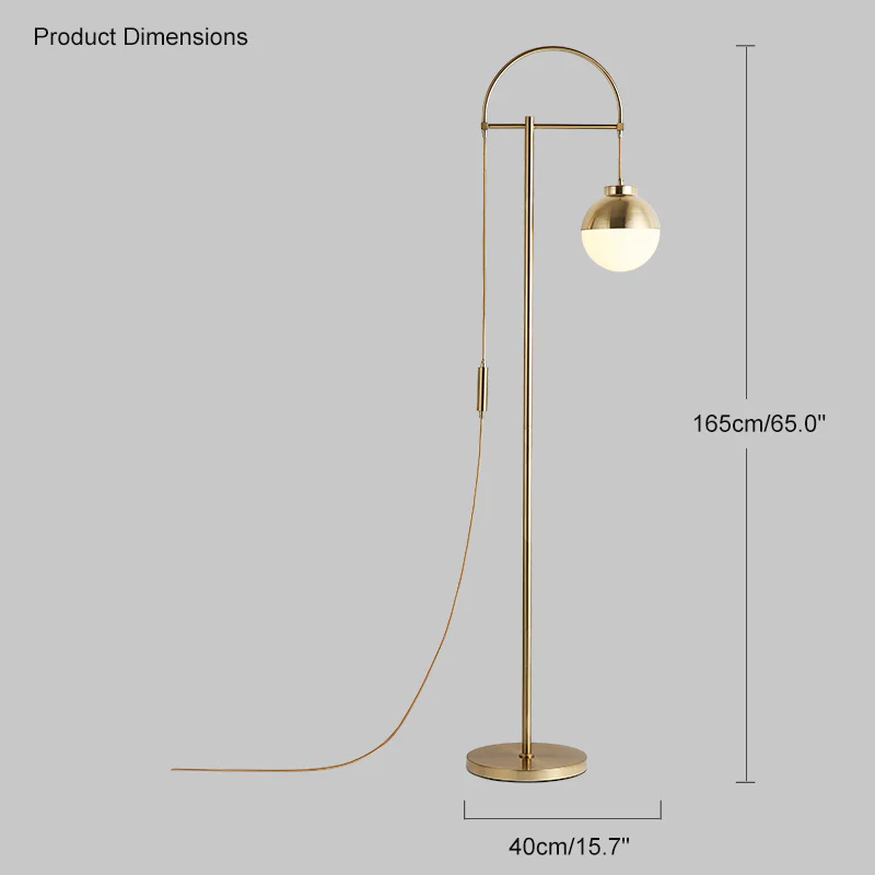WOMO Bauhaus Globe Floor Lamp-WM7016 - Image 21