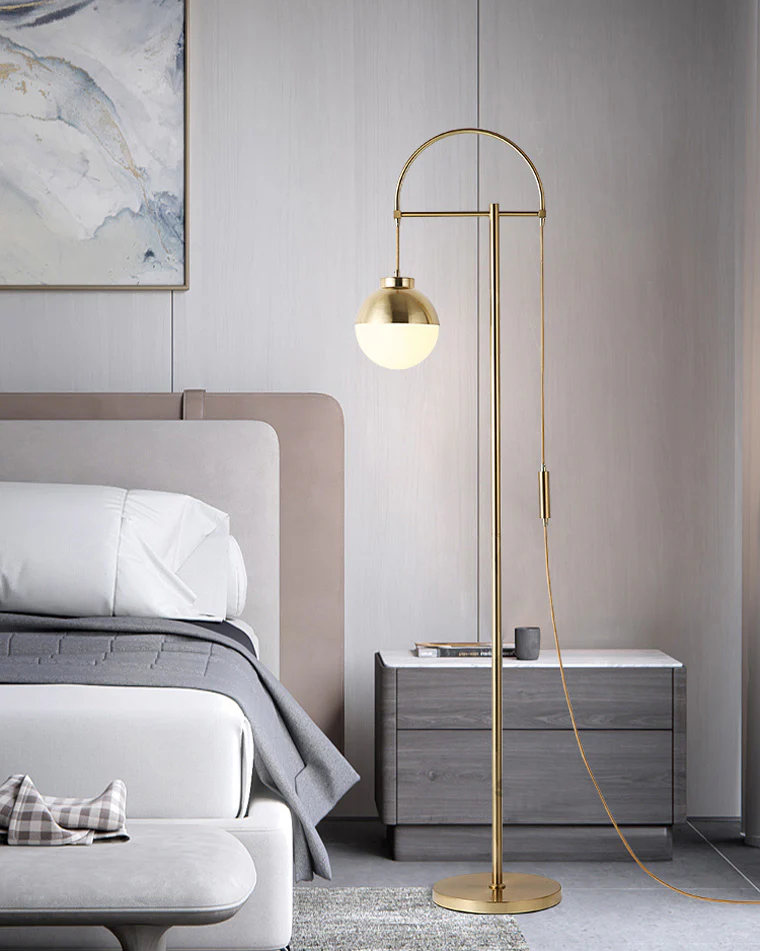 WOMO Bauhaus Globe Floor Lamp-WM7016 - Image 3