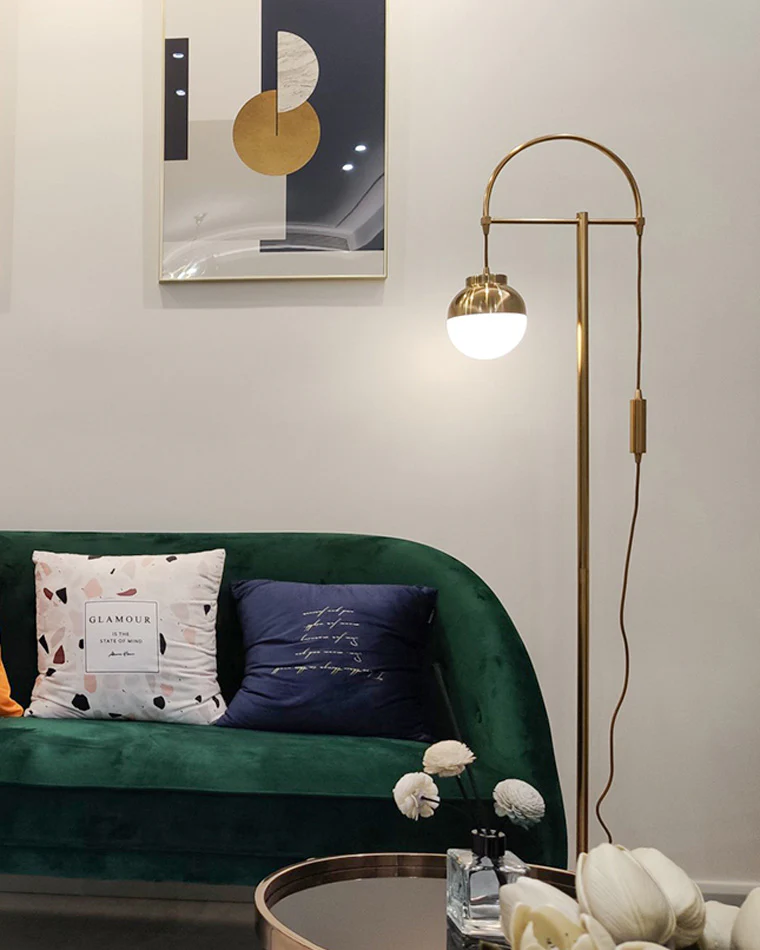 WOMO Bauhaus Globe Floor Lamp-WM7016 - Image 4