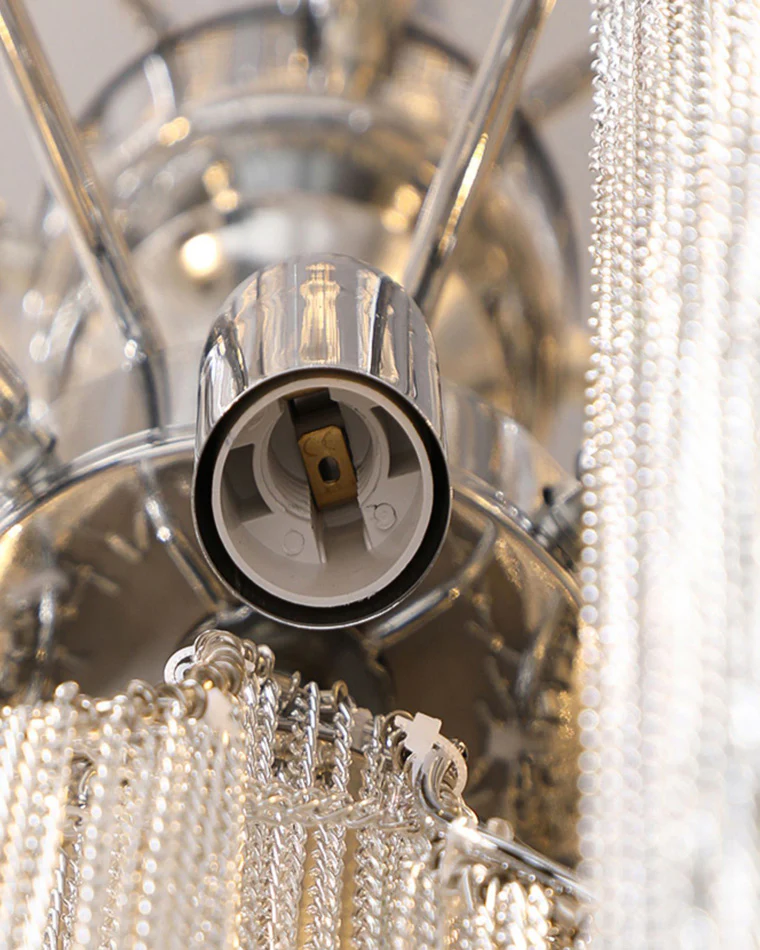 WOMO Fringe Linear Chandelier-WM2089 - Image 10