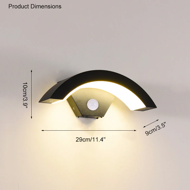 WOMO Outdoor Motion Detector Wall Light -WM9002 - Image 21