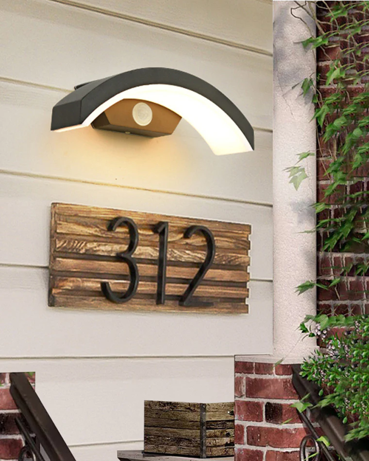 WOMO Outdoor Motion Detector Wall Light -WM9002 - Image 3