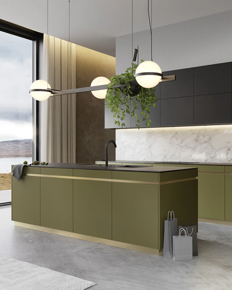 WOMO Plant Globe Pendant Light-WM2155 - Image 15