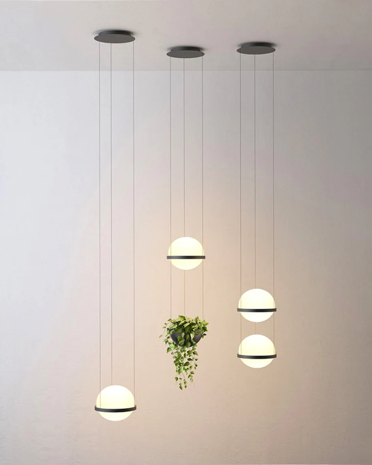 WOMO Plant Globe Pendant Light-WM2155 - Image 29
