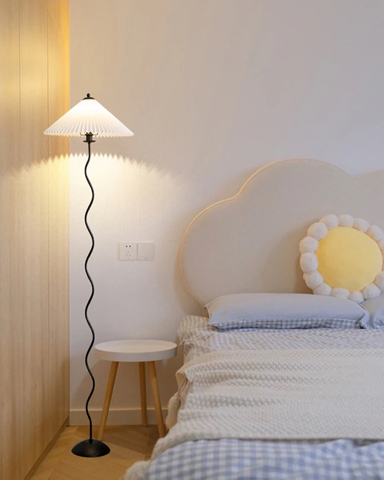 WOMO Pleated Squiggle Floor Lamp-WM7011 - Image 23