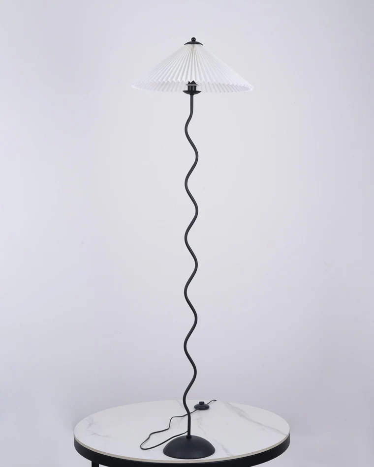WOMO Pleated Squiggle Floor Lamp-WM7011 - Image 25