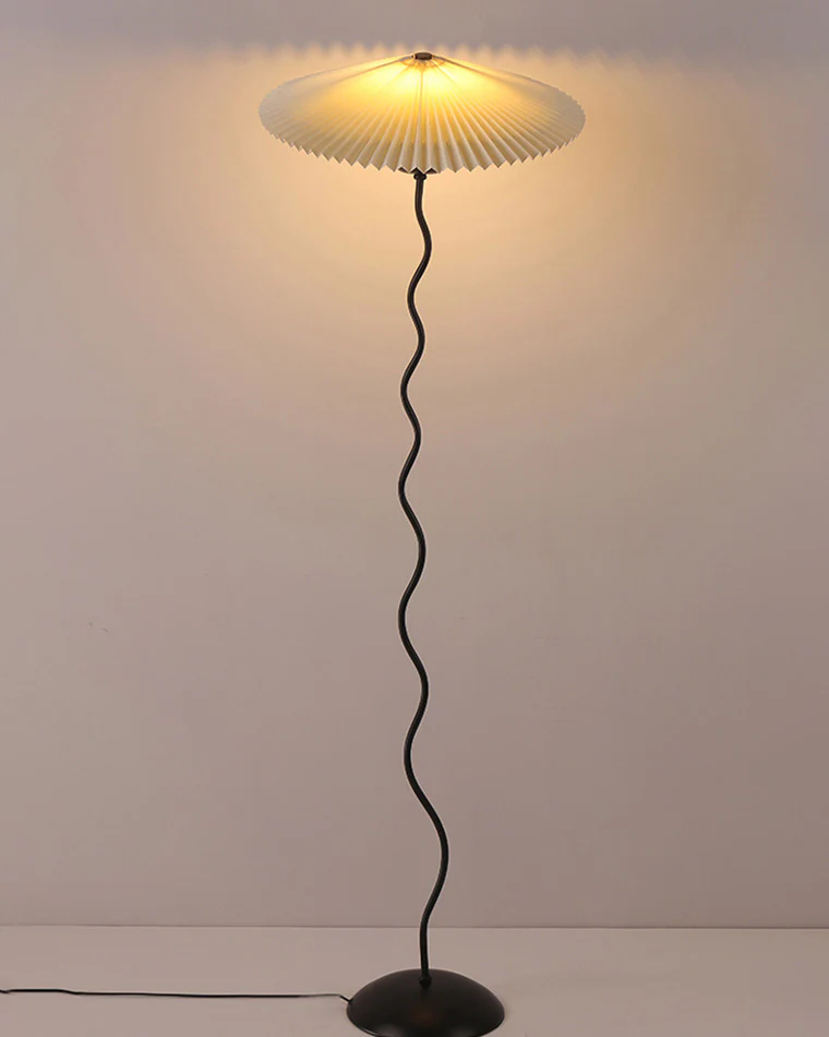 WOMO Pleated Squiggle Floor Lamp-WM7011 - Image 27