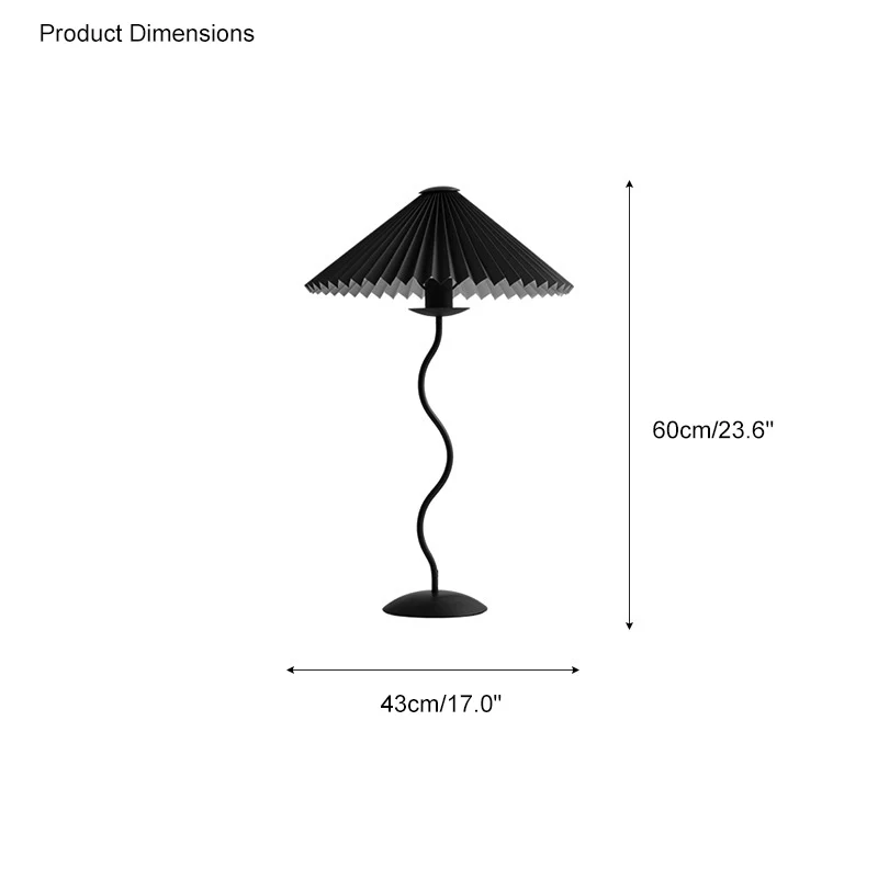 WOMO Pleated Squiggle Floor Lamp-WM7011 - Image 35