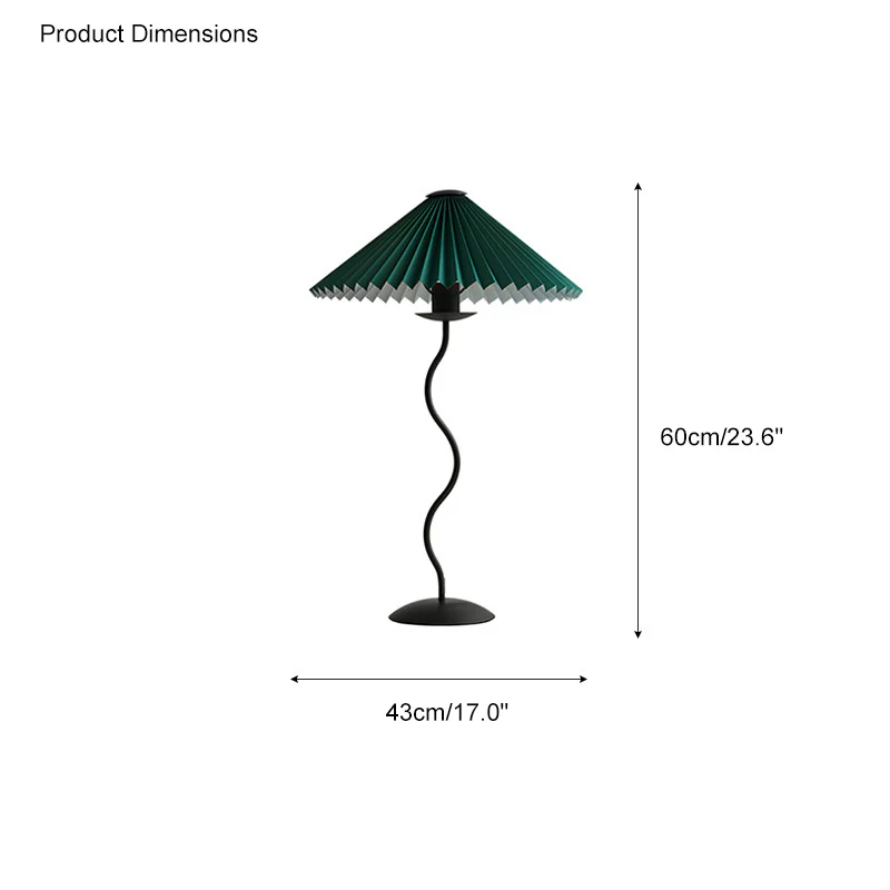 WOMO Pleated Squiggle Floor Lamp-WM7011 - Image 37