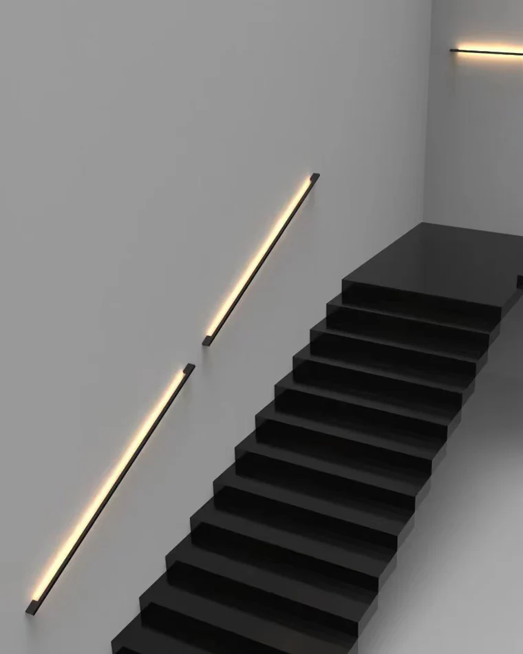 WOMO Long Linear Stairwell Wall Sconce-WM6018 - Image 2
