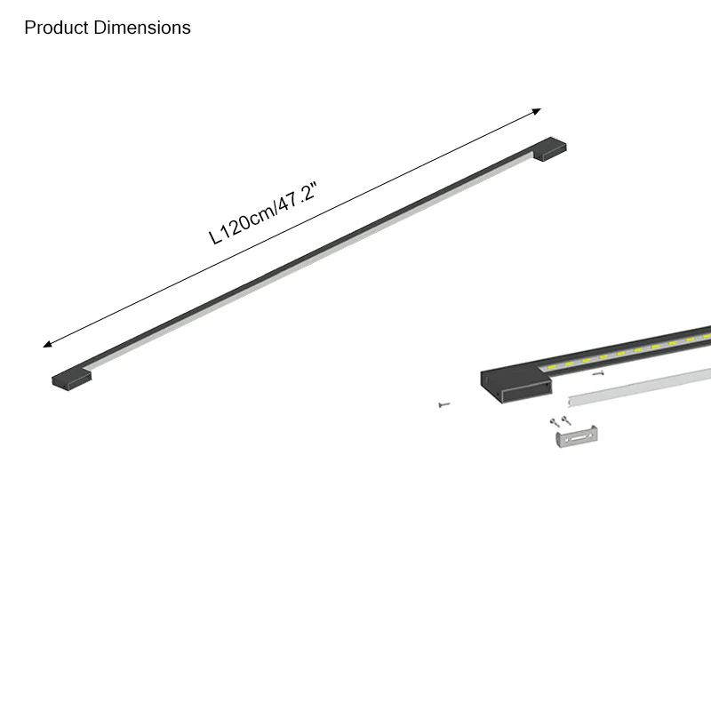 WOMO Long Linear Stairwell Wall Sconce-WM6018 - Image 24
