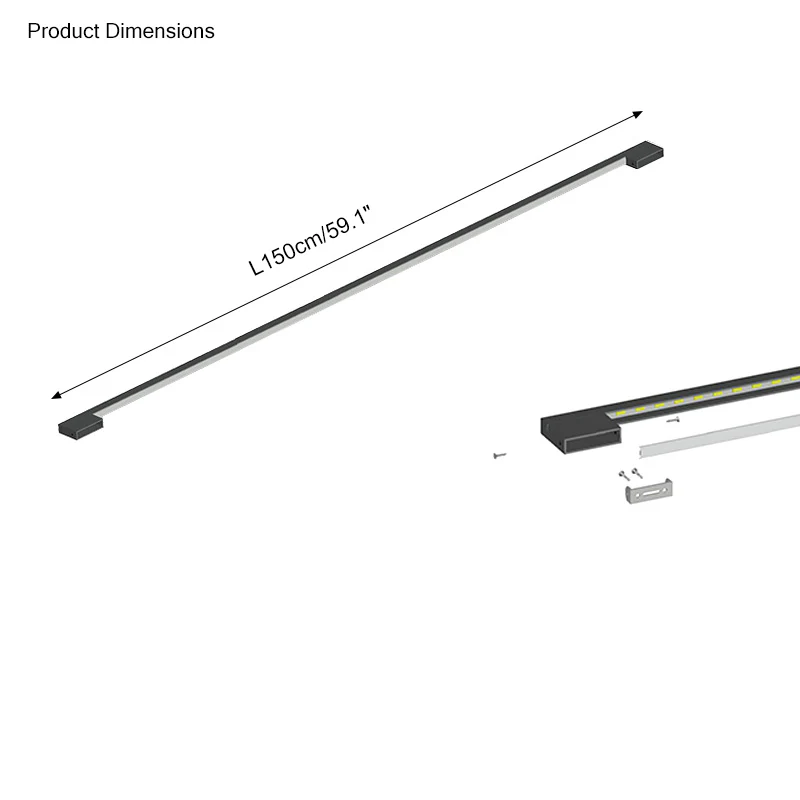 WOMO Long Linear Stairwell Wall Sconce-WM6018 - Image 25