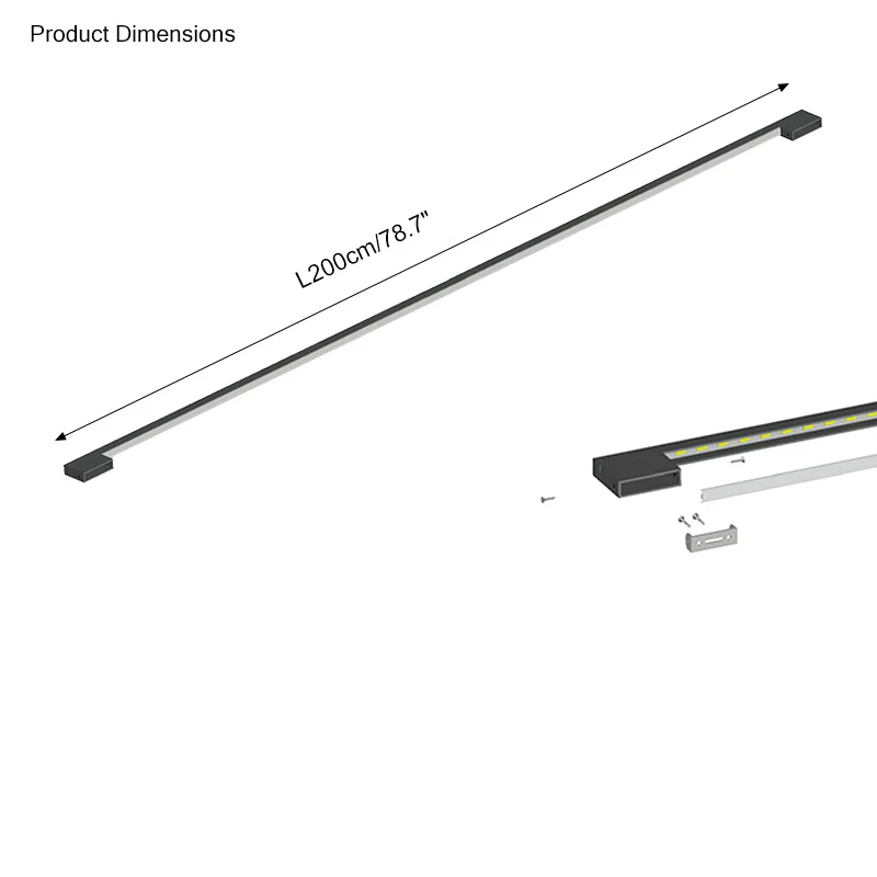 WOMO Long Linear Stairwell Wall Sconce-WM6018 - Image 27